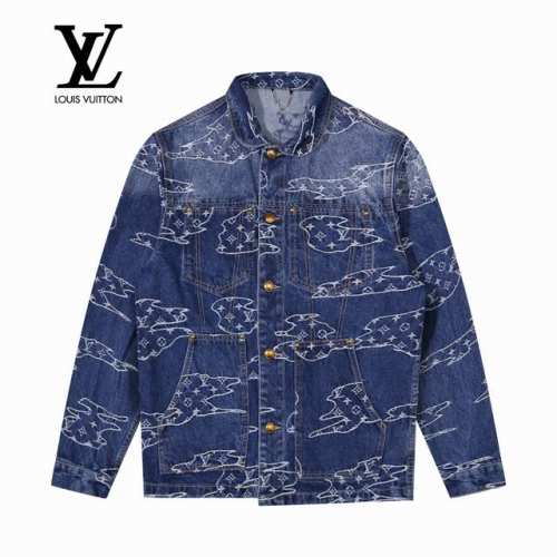 上新 Louis Vuitton丨路易威登 25Ss 新款云纹 牛仔夹克外套- 采用定制斜纹提花牛仔料， 上身质感十足，舒适贴肤， 具有较好的耐磨性与透气性，