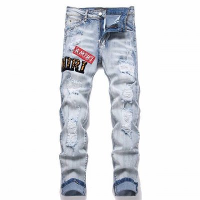款号N404 顶级复刻版 Amiri Mx1高街牛仔裤修身长裤Fog高街男潮 Amiri 近年来高街成了男装里越来越频繁出现的词 高街风格也就成了大家搭配的重要