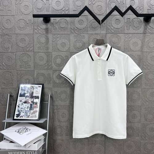 140 loewe 罗意威 字母Logo 刺绣拼领Polo衫 升级，灵感源自八十年代复古 原版面料 官方同款 定制 同缸染面料 手感非常舒服 春夏最新砖柜同步