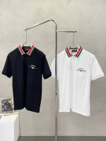 Gucci古驰独家专供新款原单男士休闲polo短袖 高端定制 高端版本 时尚百搭爆款进口面料 手感超柔软细腻 穿着亲肤舒适 高端精品 代工厂p精细做工 上身非常