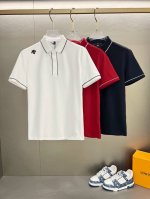 迪桑特家25Ss新款春夏短袖翻领T恤polo 最高版本客供定制高端朱地面料简单时尚款 拼色螺纹超级好看 经典Logo简单大方的款式 满满的高级感 四季可穿 简欧