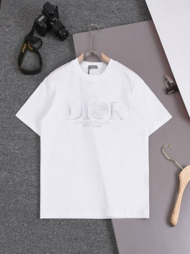 Dior 甄选260克定制面料 顶级品质 精选网点印花 立体绣花工艺 男女同款 尺码S M L Xl Xxl 五个码 颜色 黑色 白色