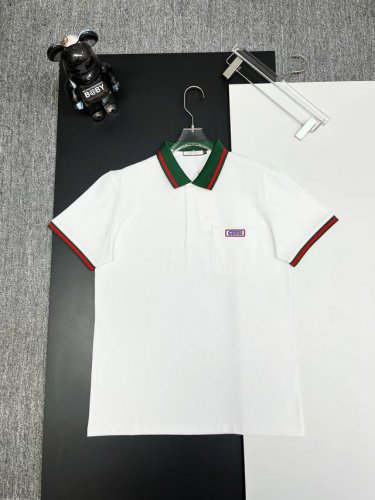 GuccⅠ 古驰 字母刺绣新款Polo衫 原版面料 原版订制辅料 官方同款 采用210克丝光珠地棉，定制 同缸染面料 手感非常舒服爽滑 版型挺阔有型 一线品牌代