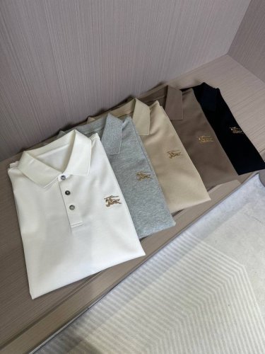 Bbr家25Ss春夏新款起脚色织polo 原版定制 进口纱线色染 袖口条纹设计 胸前刺绣最新战马Logo 时尚经典百搭 5色款 颜色 黑色 亚麻棕 卡其色 灰色