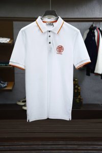 hermes 爱马仕 2025Ss夏季新品，男士胸前经典徽标刺绣珠地网眼商务休闲短袖Polo衫！香港洋行渠道货，重磅高端级臻品，完美沿袭了普家的精髓与基因，胸前