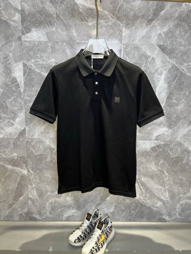 p260 Givenchy纪梵希 2025春夏新款Polo衫商务休闲翻领短袖T恤，精致合体的剪裁版型衬托出了极简主义的设计风格，把优雅风展露的一览无余！高克重2