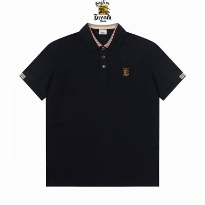 三标齐全 -Bbr 巴宝莉专柜同步上新 精美条纹徽标翻领polo衫 -采用原版Zp一致定制索罗娜双珠地面料 螺纹同缸定染零色差 独家品质区别通货 欢迎对比 -颜