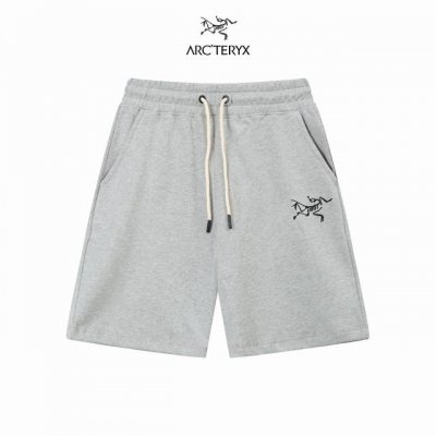 p160 （顶级版本，区别通货） Arcteryx/始祖鸟 Ss秀款 修身线条简约印花字母Logo潮流男女同款短裤 兼容所有身材 腰部松紧带黑白抽绳设计 定制抽