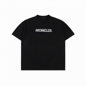 moncler 蒙口 25Ss 线条重影字母印花短袖 独家定制 280G 32 支双纱纯棉面料 质感非常柔软舒适 100% 区别市场的顶级面料 搭配 350G