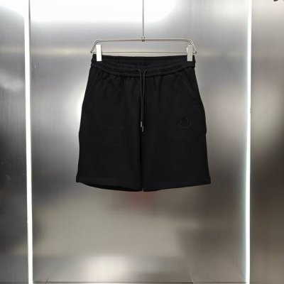 蒙口 Moncler 2025春夏新款短裤五分裤！ 定制专属400克重毛圈布纯棉面料 刺绣Logo工艺设计 颜色：黑色 尺码：S-2Xl