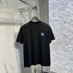 kl 25Ss新款撞色立体标设计短袖T恤 原版面料 颜色：黑色 蓝色 灰色 码数：M-3Xl