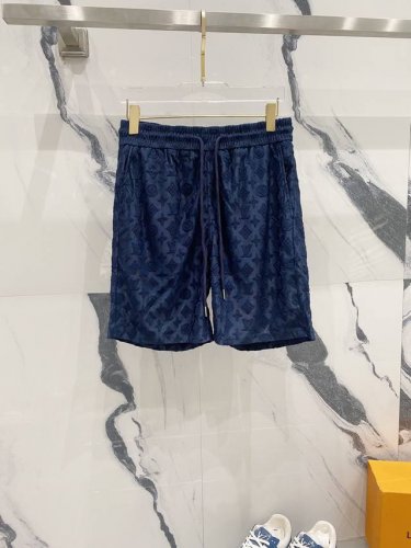 Louis Vuitton 路易威登 提花毛巾面料短裤 经典老花字母Logo暗纹提花套装 官方同步 高版本 高品质 时尚个性 百搭潮流 纯原品质 原版面料 吊牌