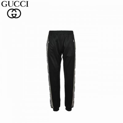gucci 古驰 经典蛇纹织带套装长裤 原版购入，完美还原。定织定染面料，侧边蛇纹Logo完美对位，区别市面错误版本，定制五金，水洗标，下摆袖口螺纹还原Zp。