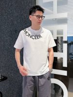 moncler 蒙口 2025春夏新品 三标齐全 立体发泡工艺 丝光棉短袖T恤 好货不用过多介绍 看细节 专柜码数：M-Xxxl 175 140建议L