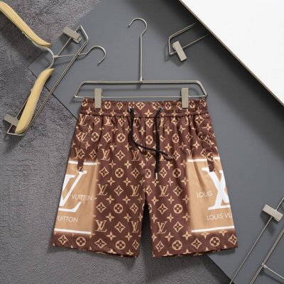 louls Vultton 路易威登 2025春夏季新款休闲高品质 速干裤梭织面料 沙滩裤 超高端品质3D数码印花工艺制作而成 原版复刻 整体提花最新字母联盟L