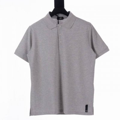 高版本 Fendi芬迪Fd Ff门襟短袖polo衫 原价6380购入，定制定染 G珠地面料，手感细腻柔软，上身效果挺拔。还原原版。经典Fd字母Logo暗纹印花门