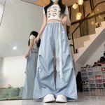Miu Miu Miumiu 风炸街神裤！飘带伞兵裤承包一夏多巴胺 救命！这条 Miumiu 风工装裤也太会了吧！ 慵懒感 × 多巴胺 × 军事风三重 Buff
