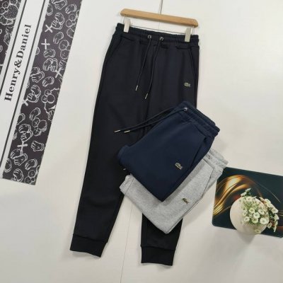 尺码M-2Xl主推款 2025春夏新款法国鳄鱼Lacoste典款刺绣毛圈卫裤 百搭卫裤首选 男士必入款式！ 是高品质！版型巨正！ 全棉毛圈洗水面料 350克 柔