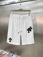 chrome Hearts 克罗心原单推荐 男女同款 25S春夏新款360G毛圈棉材质.弹力腰围短裤.13针高密度机器绣花工艺.原版金属皮牌.图案立体 紧实 逼