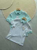 25夏 女士高尔夫衫Descente迪桑特Women’S Training Tough短袖polo 经典翻领版型、后背弧形裁剪，巨S型苗条 冰感无痕舒适面料触，