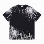 隔天 25Ss早春Dior 迪奥新款 刺绣Logo 260克圆领短袖T恤 字母毛巾绣 高版本 高品质 时尚个性 百搭潮流 纯原品质 原版面料 颜色: 黑色 白色