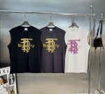bbr*巴宝*25S新款冰棉背心男女同款.胸前字母麻绳造型印花图案双层工艺增添活力感！最经典一目了然的干净与纯粹的结合.必入款推荐！选用240G冰棉面料制成.纹