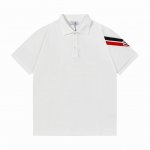 Moncler 蒙口 手袖织带徽章拼织2025新款 轻奢主义 定制小标字母Logo 男女同款 休闲polo衫 定制珠地面料 领标吊牌主唛三标齐全 颜色：白色 尺