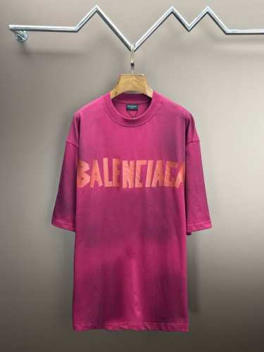 P110 高端品质 巴黎世家Balenciaga 原版高克重双纱纯棉面料 重工艺印花、加手绘，手感滑爽 L极度舒适体验 十足的高级感，都保持奢华高贵的特有的视觉