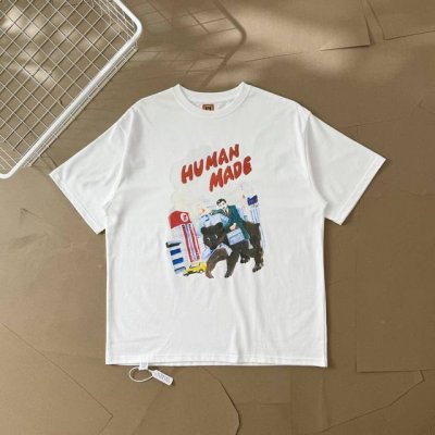 过验级Human Made插画系列西装男士骑熊情侣款短袖T恤 2552 在Human Made Online Store每个月一号都会发售Human Made与
