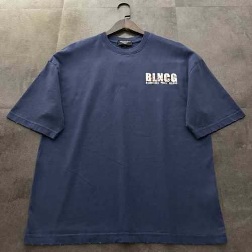 爆款推荐Xs～L Balenciaga巴黎世家2025新款发泡字母印花短袖T恤 原版面料高版本高品质 网红明星同款 独特的高温水洗定型 阿苏特定染工艺 立体发泡