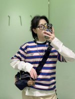prad* 25Ss早春新款 红蓝条纹徽标圆领短袖T恤丨独家Yb开发 高版出品 简约闲适糅合复古摩登氛围 精密平纹棉质用料 通体饰有色彩鲜艳的条纹图案 胸口标志