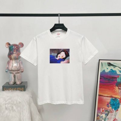 款号:Q02 # supreme Fw24 秋季T恤系列 Week8 Snow White Tee 白雪公主印花图案百搭短袖T恤 男女同款 案圆领短袖T恤 男女