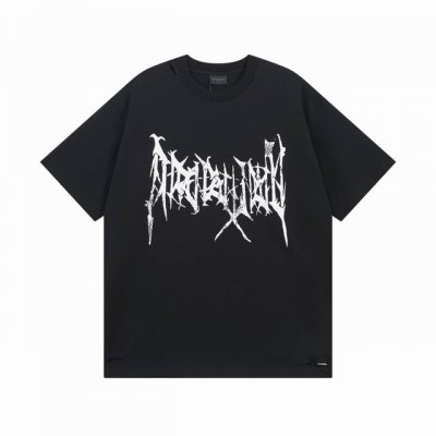 balenciaga 巴黎世家2025 Ss 最新经典Logo艺术梵文字体龟裂印花短袖T恤 本市场No.1的质量 真正天花板品质 全部原版开发 注意细节图 避免