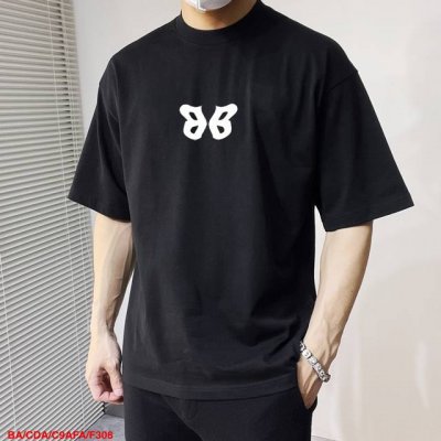 f308 Ba巴黎世家 简洁时尚百搭 高端品质 定制进口面料 穿着舒适 透气 档次高很有质感 简单大方得体 时尚不失个性 上身休闲随性 帅气有型 彰显大牌气质尺