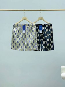 mlb短裤 夏季新款洋基队Ny字母满标老花男女正品运动裤 经典版型，绣花十印花工艺，做工精细走线完美，小红书火爆款。强烈推荐！ 尺码：Xs S M L ⅩL Ⅹ