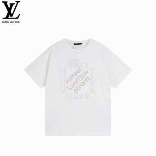 Louis Vuitton 路易威登 珍珠绣花短袖 超高品质印花 采用240克 32支双纱面料质感超赞100%纯棉 宽松版型 潮流男女同款 现货发售 支持市面任