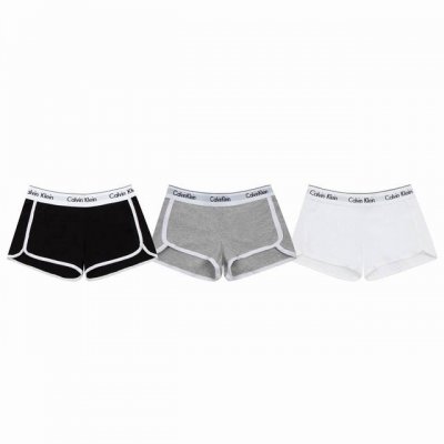 条 款号Ys09 贴身衣物非质量问题不退不换 Calvin Klein新款摩登引力带辣妹运动短款居家短裤 尺码：S M L 颜色：黑色 灰色 白色 很显身材 日