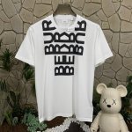 panda版本 供货 #代购级 巴宝莉 Burberry博柏利 镜像Logo字母印花圆领短袖 常规T恤白色 秒杀市面上一切版本 只能说根本就不是一个级别的存在