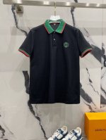 古奇 高端商务 白领 单位人士必入单品！ 无痕压胶冰丝休闲商务短袖Polo，科技面料，冰丝无痕，体感非常棒，手感顺滑质感很棒！弹性好，无任何束缚感，面料自带透气