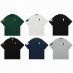 顶级品质 拉夫劳伦Ralph Lauren经典刺绣大马标polo短袖T恤 这两年拉夫劳伦风好大！审美真的有大大提高大马刺绣点缀就很好看，搭配短裤和阔腿裤无论怎么