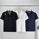 迪桑特polo衫 重温经典 25新款商务休闲纯色翻领polo衫 贸易公司订单 走港柜的货 不同于以往翻领polo衫设计 胸前经典Logo 更显低调 高级 奢华