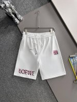 套装款！Loewe罗意威 2025新款 轻奢主义 镂空刺绣字母Logo 后开袋 男女日常通勤 穿搭必备 休闲短裤 定制毛圈面料 进口机高密度刺绣 内包边处理，无