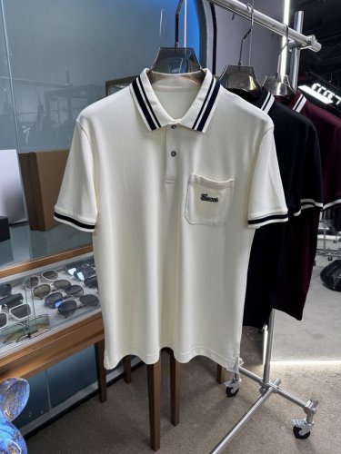 上新 25Ss G家 早春新款起脚中珠面料 Polo 原版定制 进口纱线色染 经典百搭 码数48-56