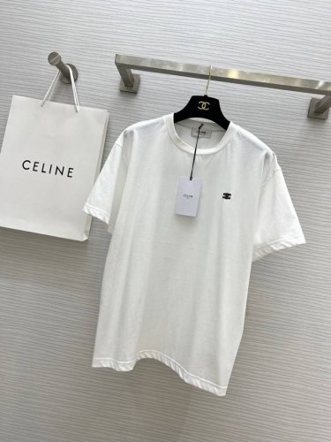 celin2Ss春夏新款 凯旋门刺绣 后背印花T恤 高品质定制 现货首发Size：S M L S码肩宽：50，胸围：104，衣长：64