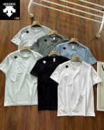 迪桑特Descente短袖圆领冰丝速干专柜同款 韩国进口冰丝速干面料 超级舒适 面料采穿起来凉嗖嗖的 特别舒服 轻柔 软弹 速干 透气 防晒 防臭 炫酷工艺 结