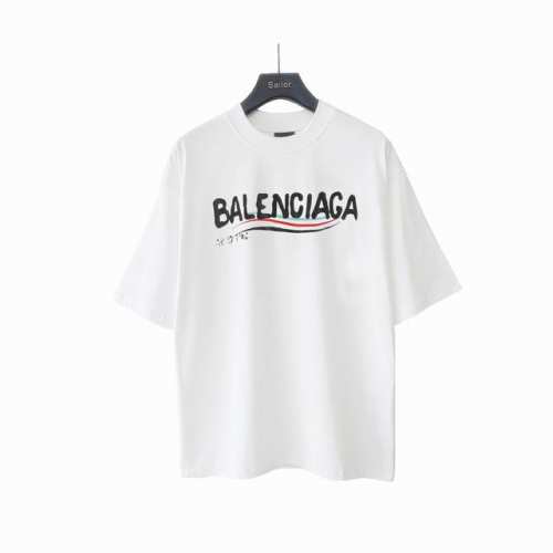 本地自取 P170 实拍细节图+尺码表 balenciaga/巴黎世家 可乐短袖T恤 标识精致升级，灵感源自八十年代复古原版面料 官方同款 短袖T恤定制240