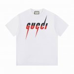 款号G18 批100 - Gucci 短袖T恤 男女同款 -采用原版280G100%纯棉面料 柔软舒适 螺纹同缸定染零色差 独家品质区别通货 欢迎对比 -颜色：