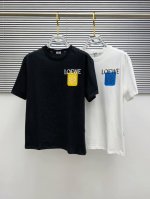 罗意威2025夏季新款短袖T恤，个性艺术系列全网独家首发 百搭款细节处理完美纯棉面料十分精致 原版面料 网红明星同款高版本 高品质手感非常舒服 时尚又个性 超级