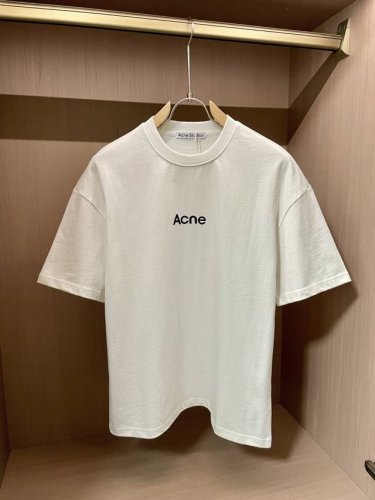 Acne 2025春夏新品，优选特定原版开发330支双股精棉平纹面料，上身挺阔舒适度佳，外穿内搭随意搭配，男女同款 尺码M-Xxl