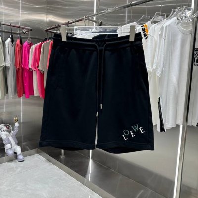 Low罗意威 夏季新款短裤 Logo字母绣花 潮流元素 男女同款 M L Xl Xxl Xxxl五个码 黑色